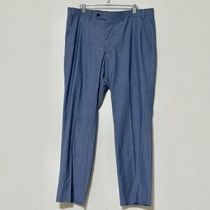 Alfani Men's Trouser Dress Pants Blue Size 36W 30L‎